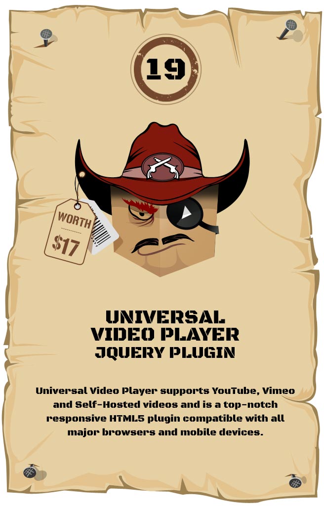Universal Video Player - Responsive Plugin